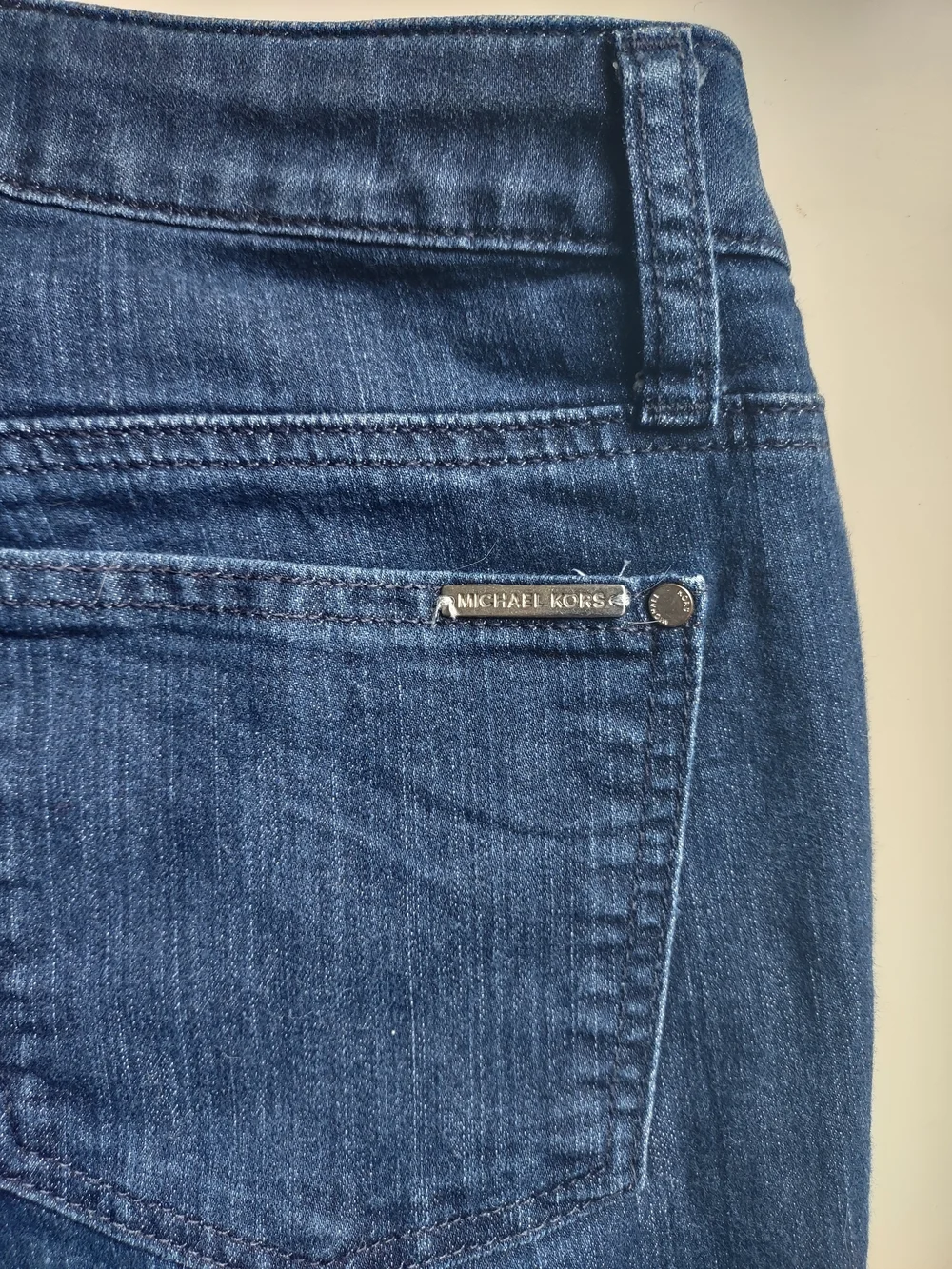Michael Kors Dark Denim Bootcut Flare Jeans, Size 6